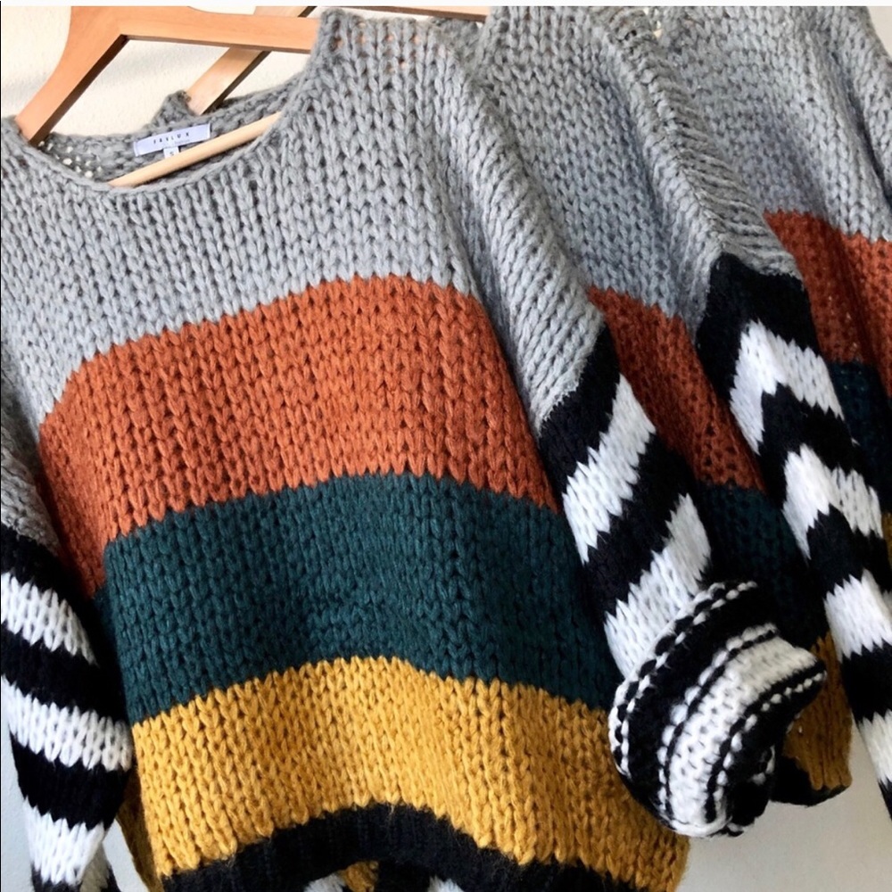 Chunky knit sweater